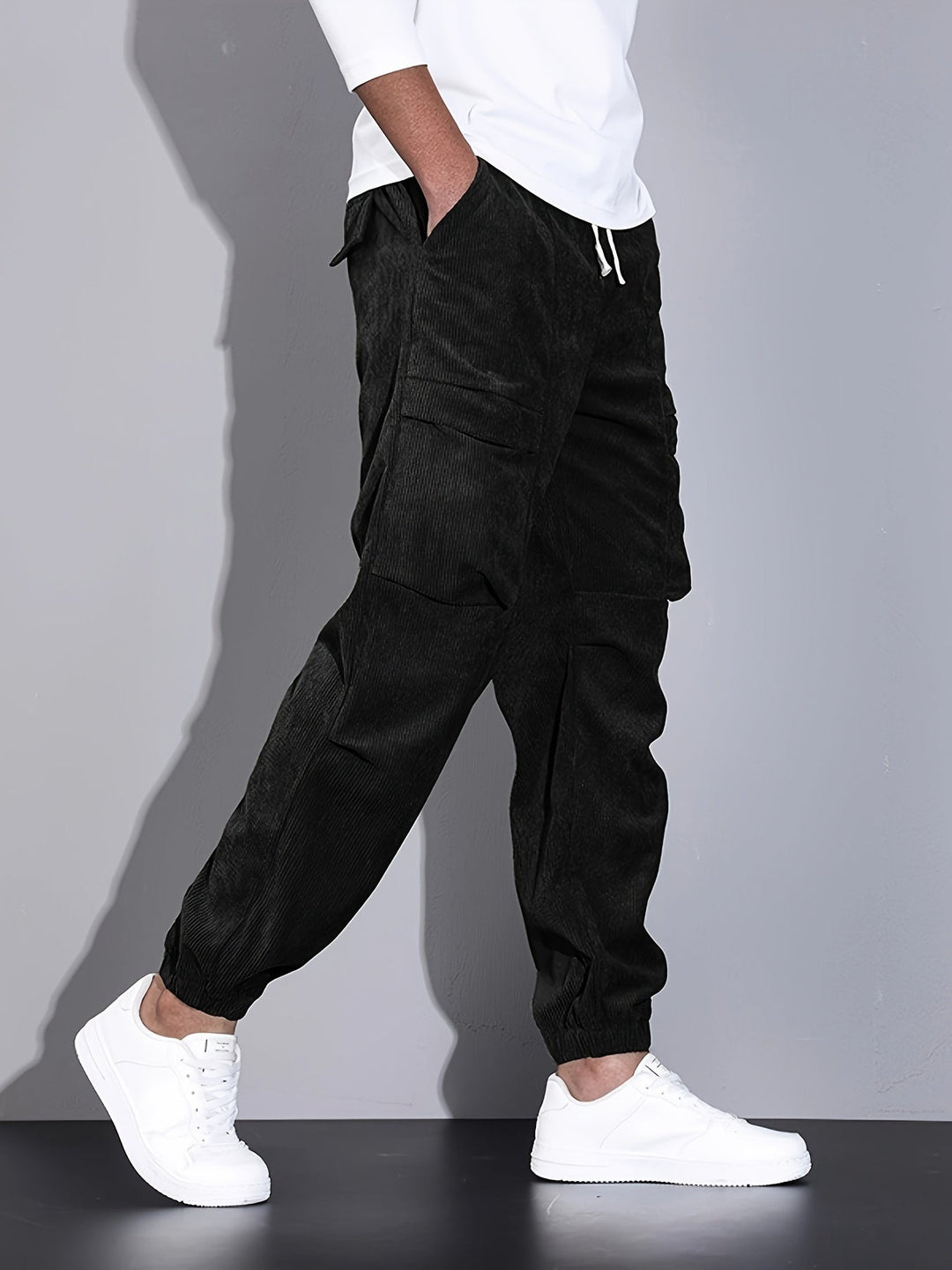 Blevin - מכנסי קרגו עם כיסים מרובים