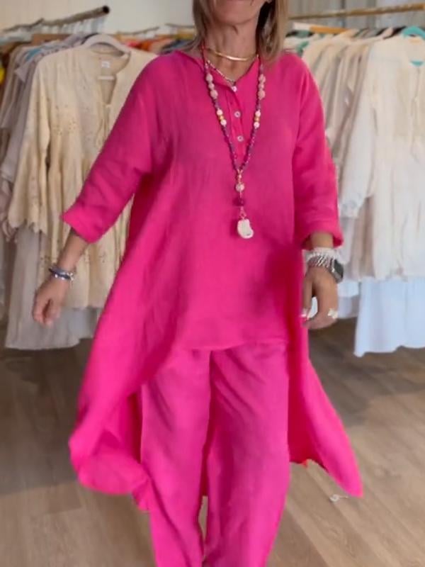 Freida - שמלת פשתן קז'ואל