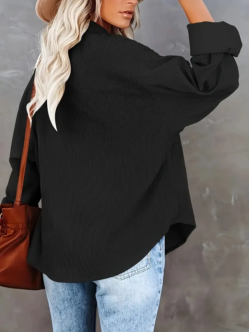 Irmela - חולצת כפתורים עם שרוולים ארוכים