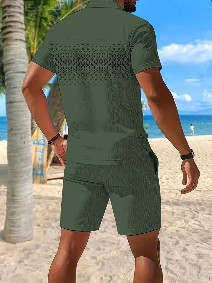 Zackary - סט קצר עם שרוולים קצרים לקיץ