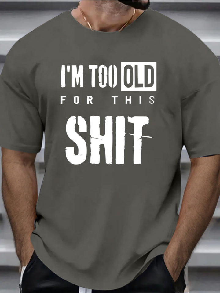 Marcin – חולצת טי אלגנטית עם צווארון עגול