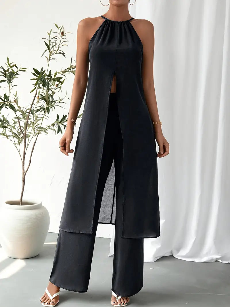 Eirini - סט אלגנטי ללא שרוולים