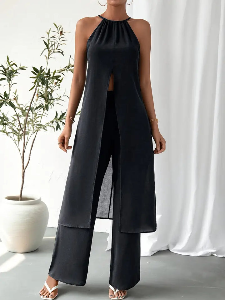 Eirini - סט אלגנטי ללא שרוולים