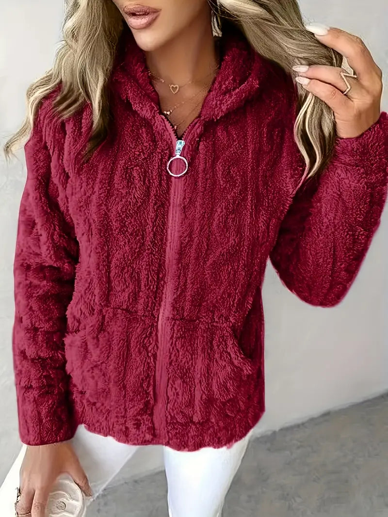 Ganka - סווטשירט עם רוכסן ושרוולים ארוכים