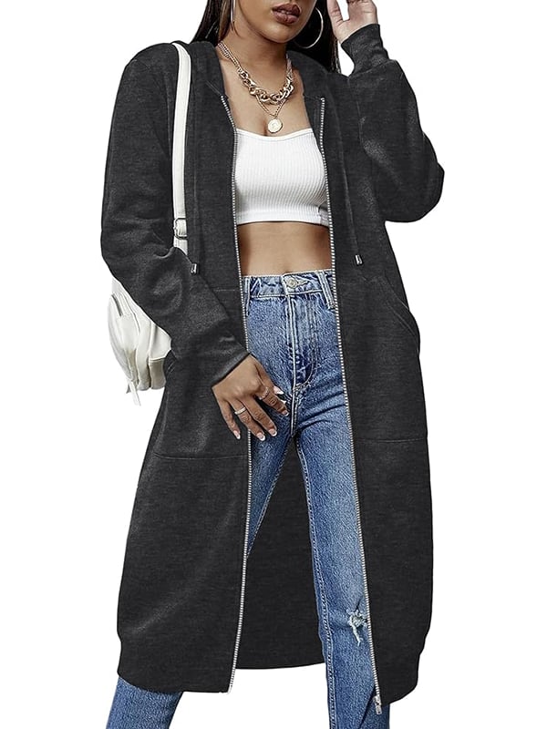 Nayvah - סווטשירט ארוך עם רוכסן