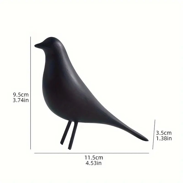 DecoPerch - סט פסלי ציפורים מופשטים בסגנון ארט דקו