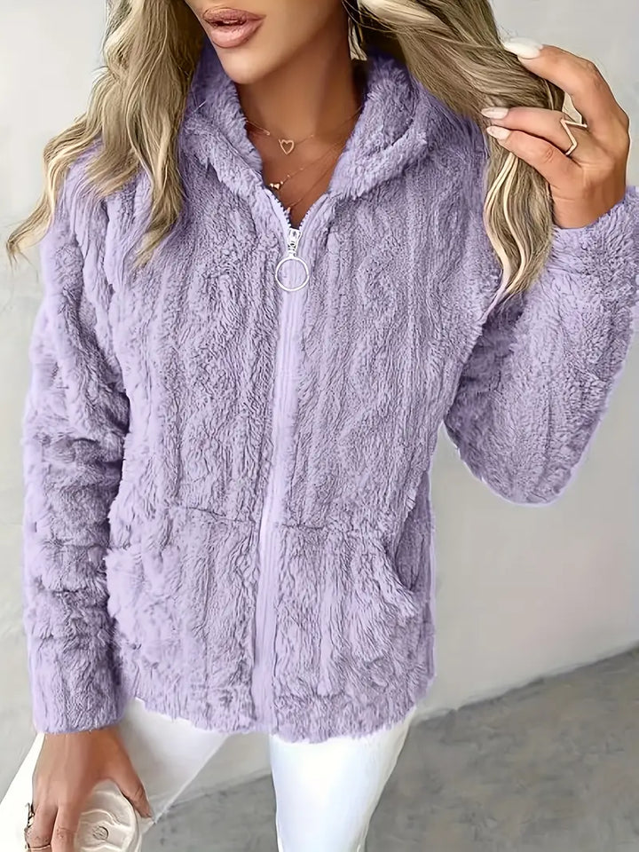 Ganka - סווטשירט עם רוכסן ושרוולים ארוכים