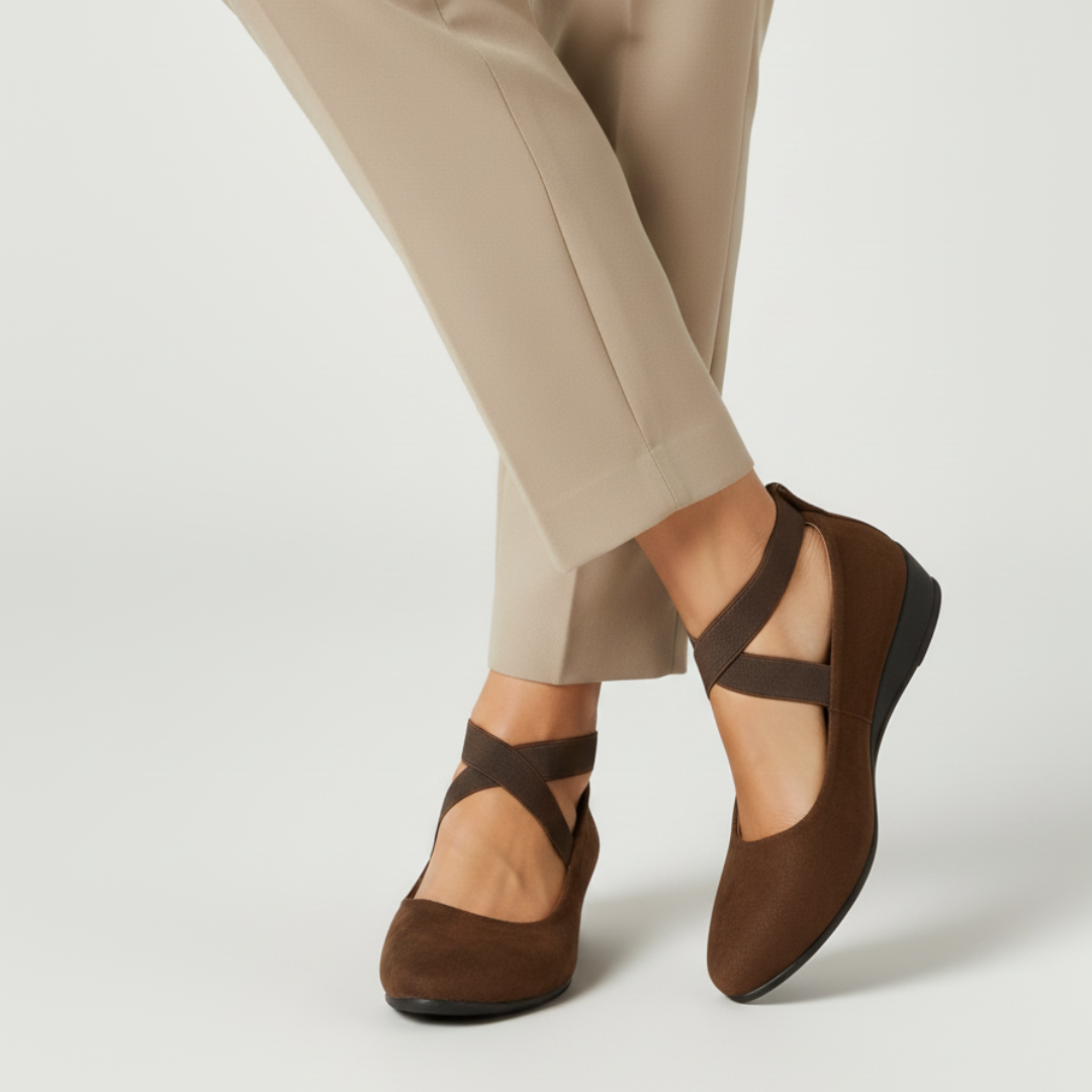 Dalida – נעליים אורטופדיות עם רצועות צולבות