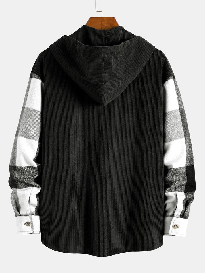 Gaston - חולצת פלנל עם קפוצ'ון