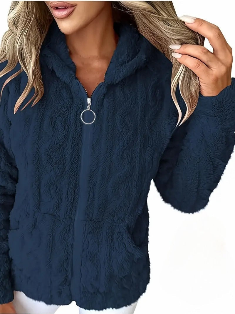 Ganka - סווטשירט עם רוכסן ושרוולים ארוכים