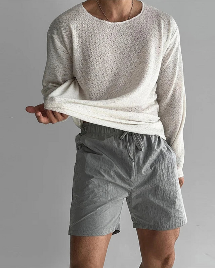 Alaric - חולצת טי שירט סרוגה קז'ואלית