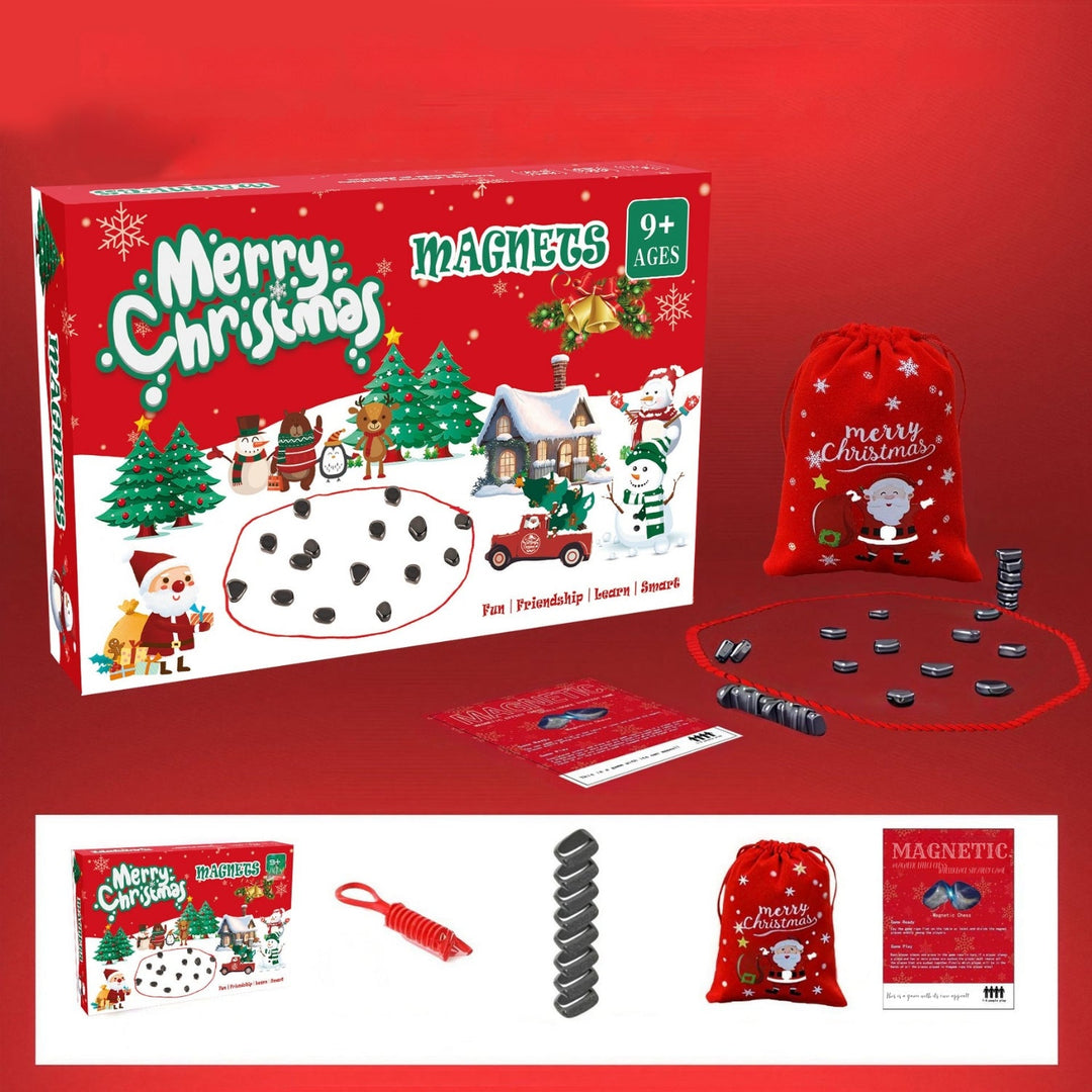 MindSpark - סט שחמט מגנטי משחק אסטרטגיה מהנה לילדים ולמשפחות