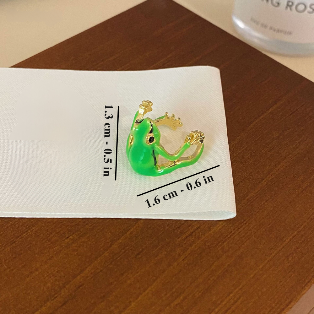 Ethel - סט תכשיטים בצורת צפרדע עץ