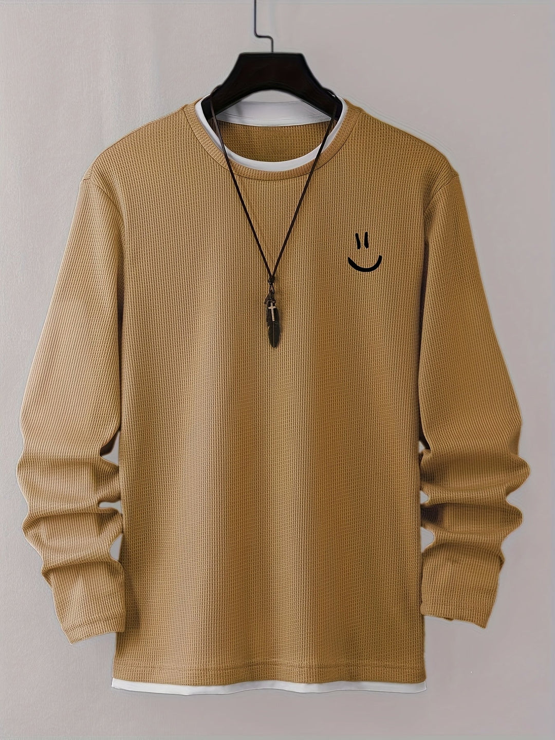 Desmond - חולצה ארוכת שרוולים עם הדפס פנים