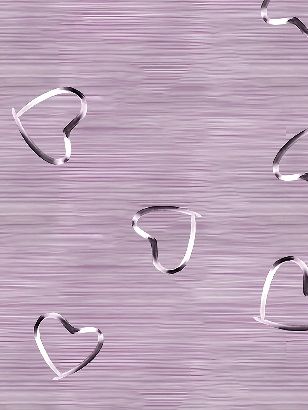 Emlyn - חולצת צווארון V אופנתית עם הדפס לבבות