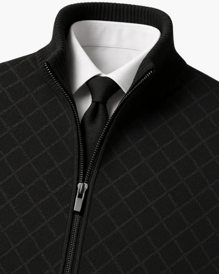 Gilberg - ז'קט משובץ לגברים