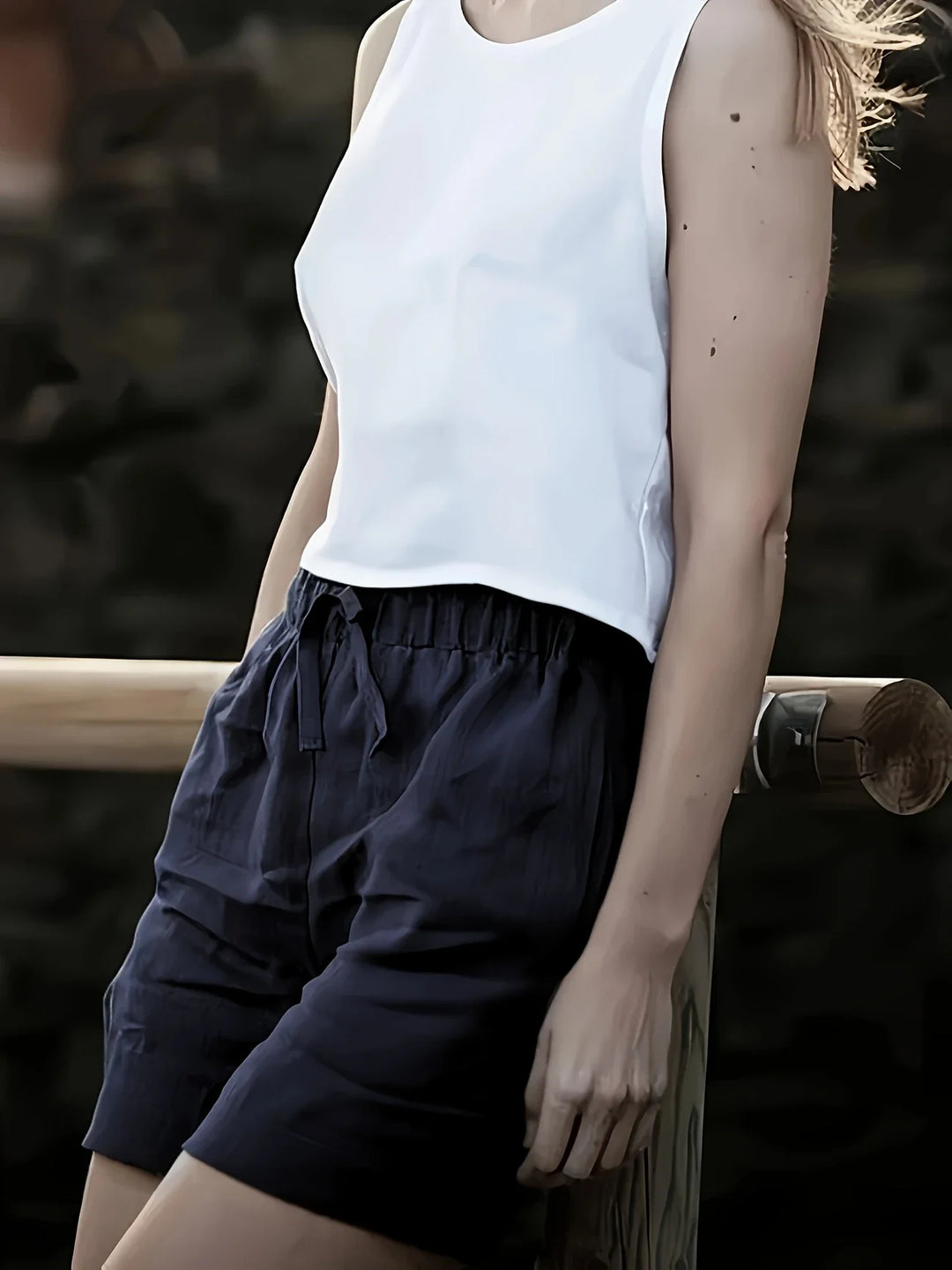 Niamh - מכנסיים קצרים קז'ואליים לקיץ עם כיס