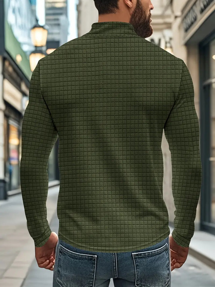 Jarryd - סווטשירט עם שרוולים ארוכים ורוכסן חצי