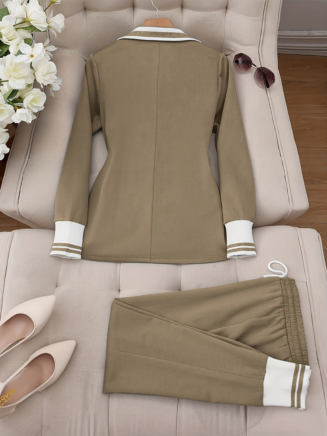 Ingelore - סט שני חלקים מפוספס ואופנתי