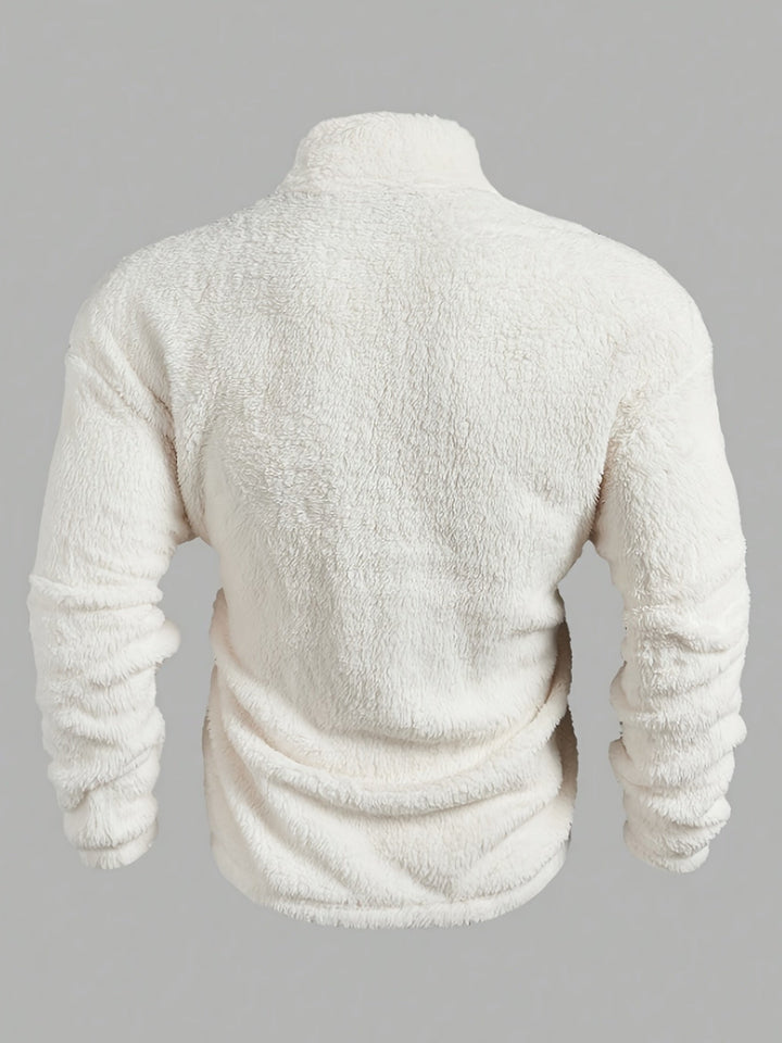 Kamil - סוודר פליס עם רוכסן חצי