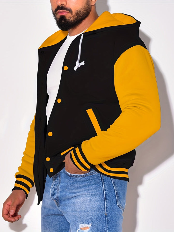 Askhat - מעיל בייסבול עם שרוולים ארוכים וכובע