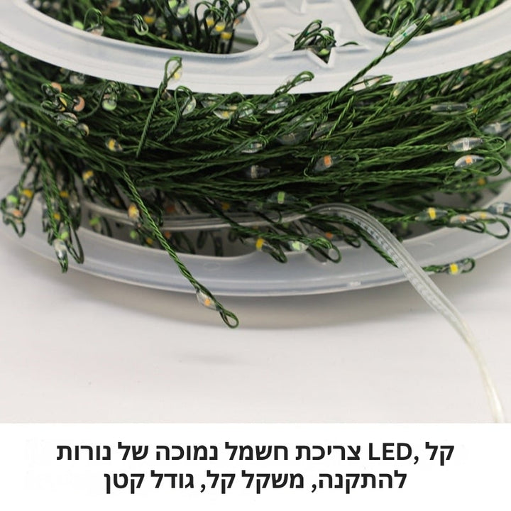 TwinkleWire - אורות זיקוקים מחוטי נחושת עם שלט רחוק