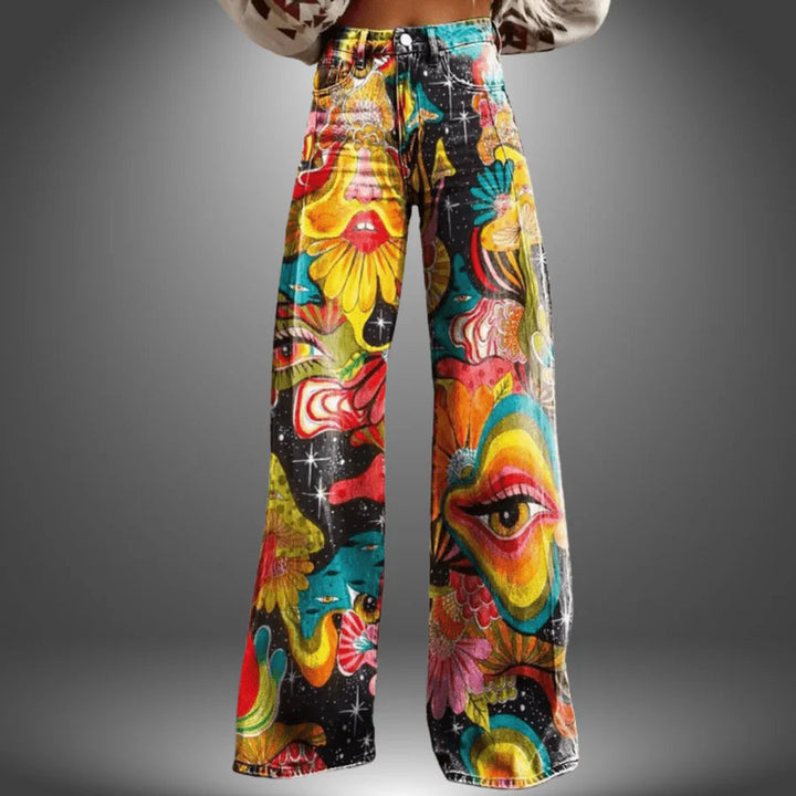 Estelle - מכנסיים אמנותיים פרימיום