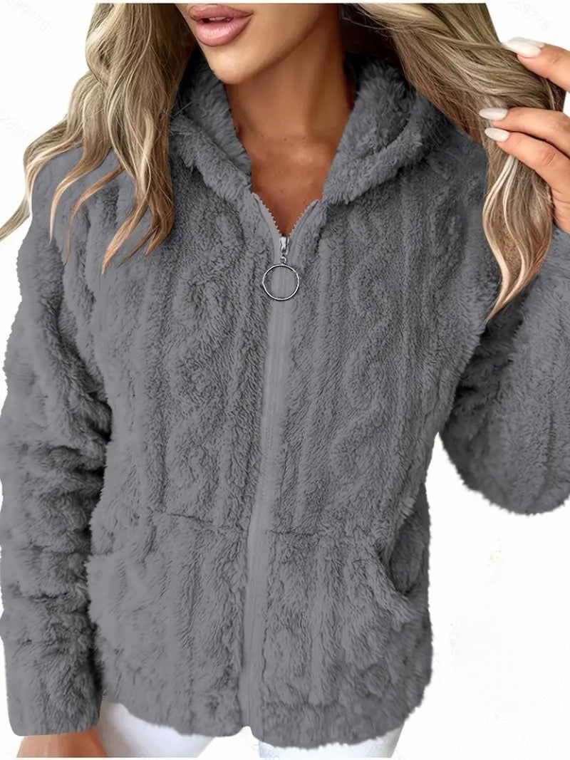 Ganka - סווטשירט עם רוכסן ושרוולים ארוכים