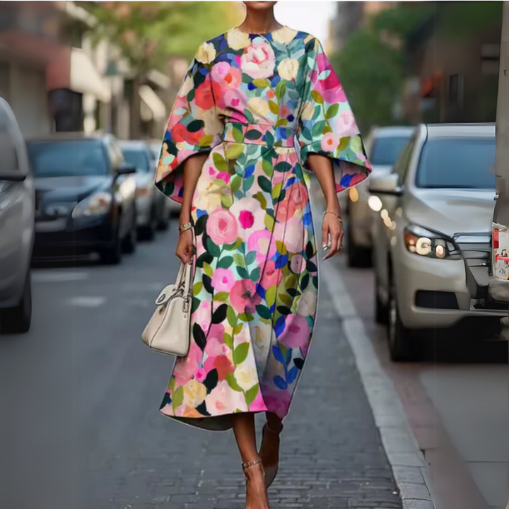 Lucy - שמלה ארוכה עם מותן אלסטית