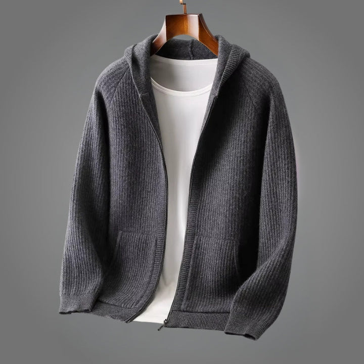 Romain - סווטשירט סרוג עם רוכסן