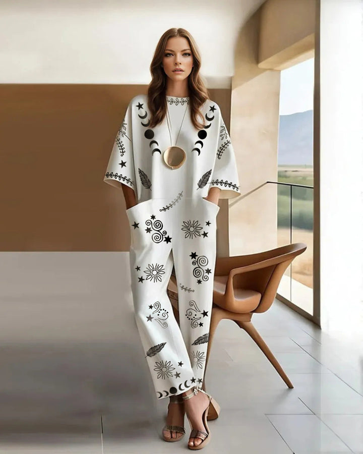 Ernestine - כותנה אלסטן רפוי סרבל