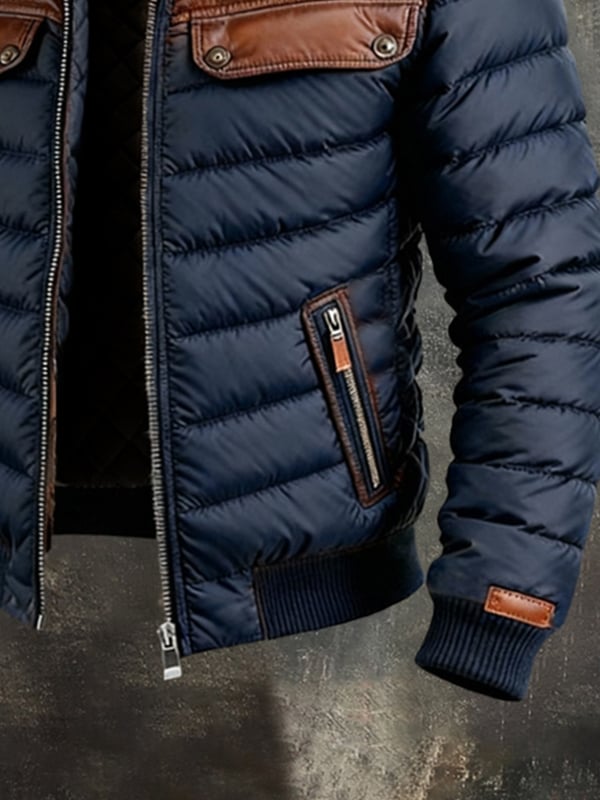 Patrice - מעיל חם בצבע אחיד