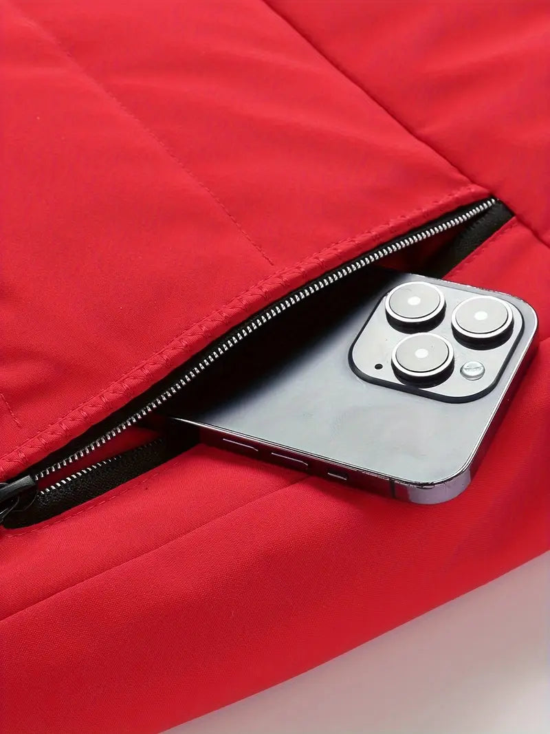 Bavuma - ז'קט פוליאסטר קז'ואל עם רוכסן