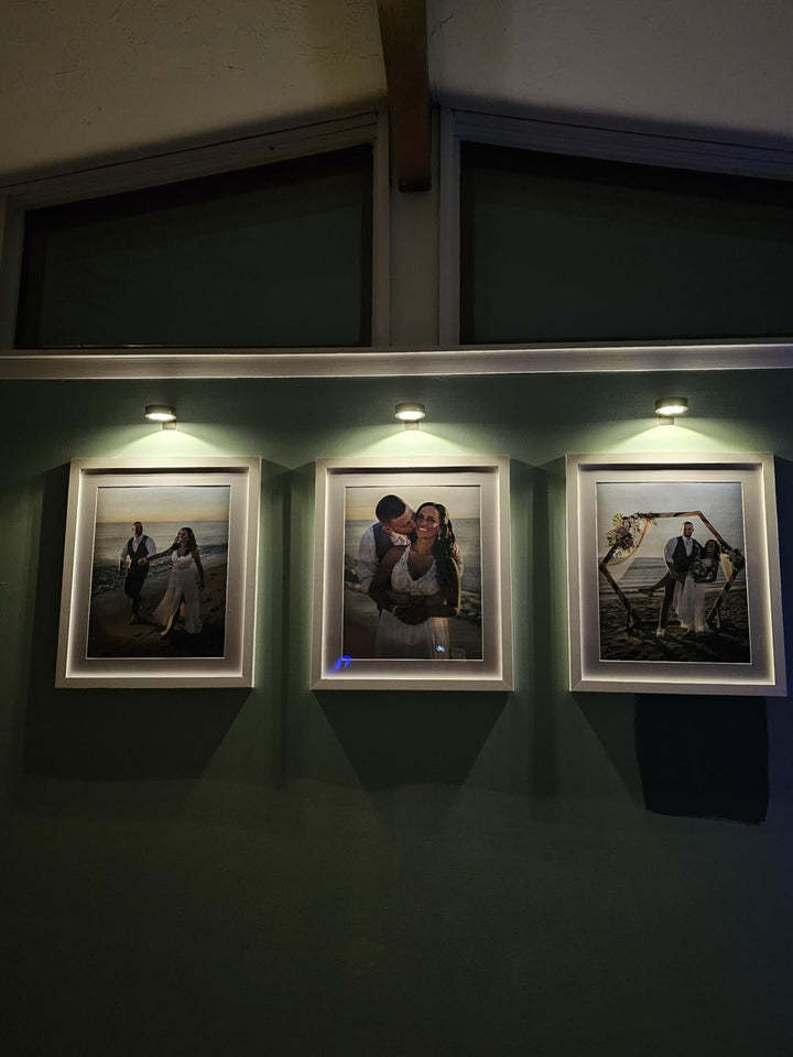 GlowFrame - מנורת ציור מגנטית עם 13 מצבי תאורה ( חבילה של 3 )