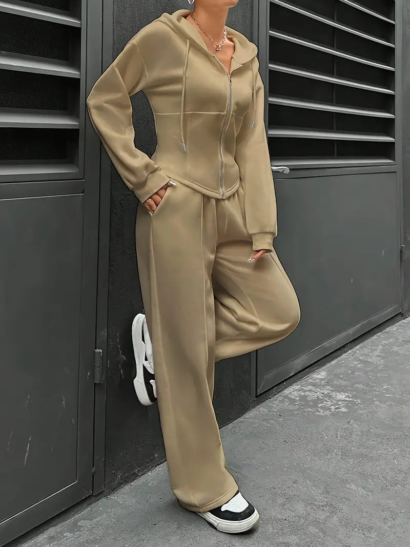 Nanci - סט שני חלקים קז'ואל עם שרוולים ארוכים