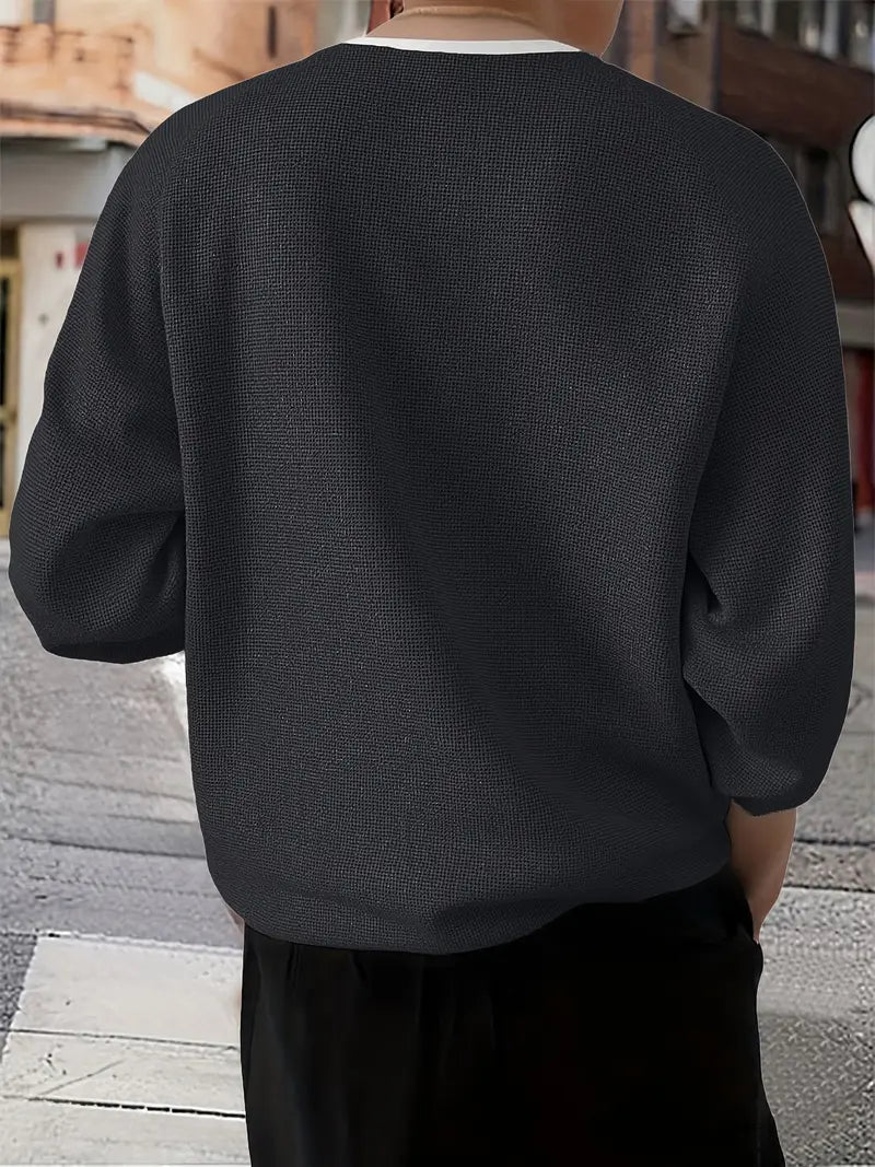 Brogan - חולצת הנלי ארוכת שרוולים בגזרה רפויה