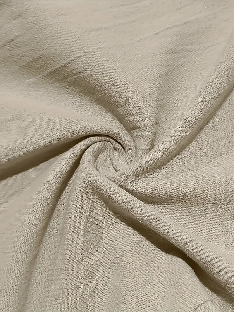 Nichols - מכנסיים רחבים עם שרוך מכותנה