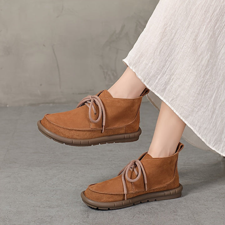 Lirinda - מגפי עור עם שרוכים