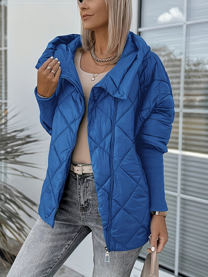 Ariantha - מעיל מרופד עם ברדס ורוכסן