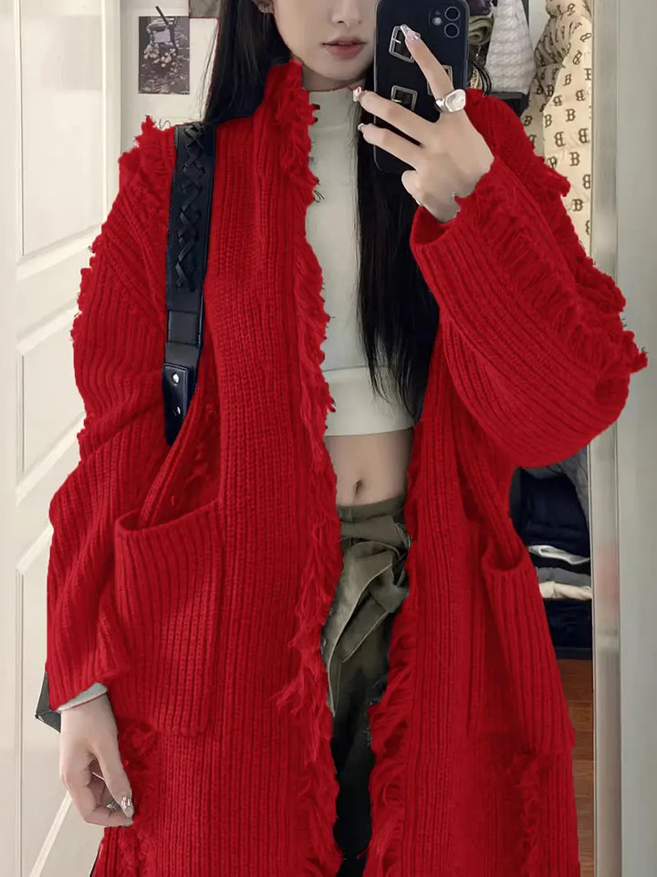 Ramziya - אלגנטיציצה ארוכהקרדיגןעםכיס