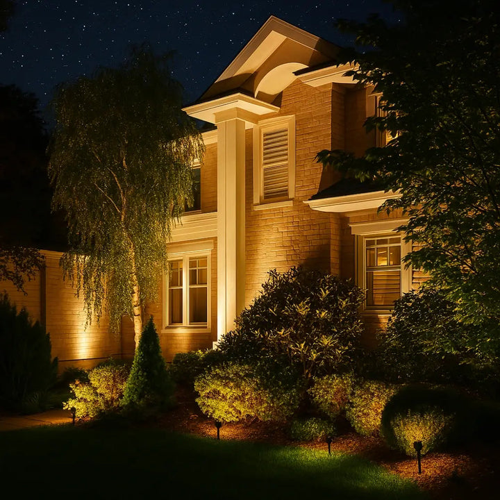 LumaBloom - זרקור סולארי לגינה