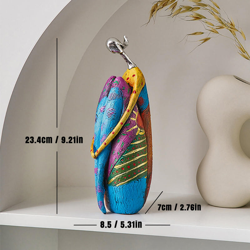 ArtMira - פסלי נשים צבעוניים מופשטים