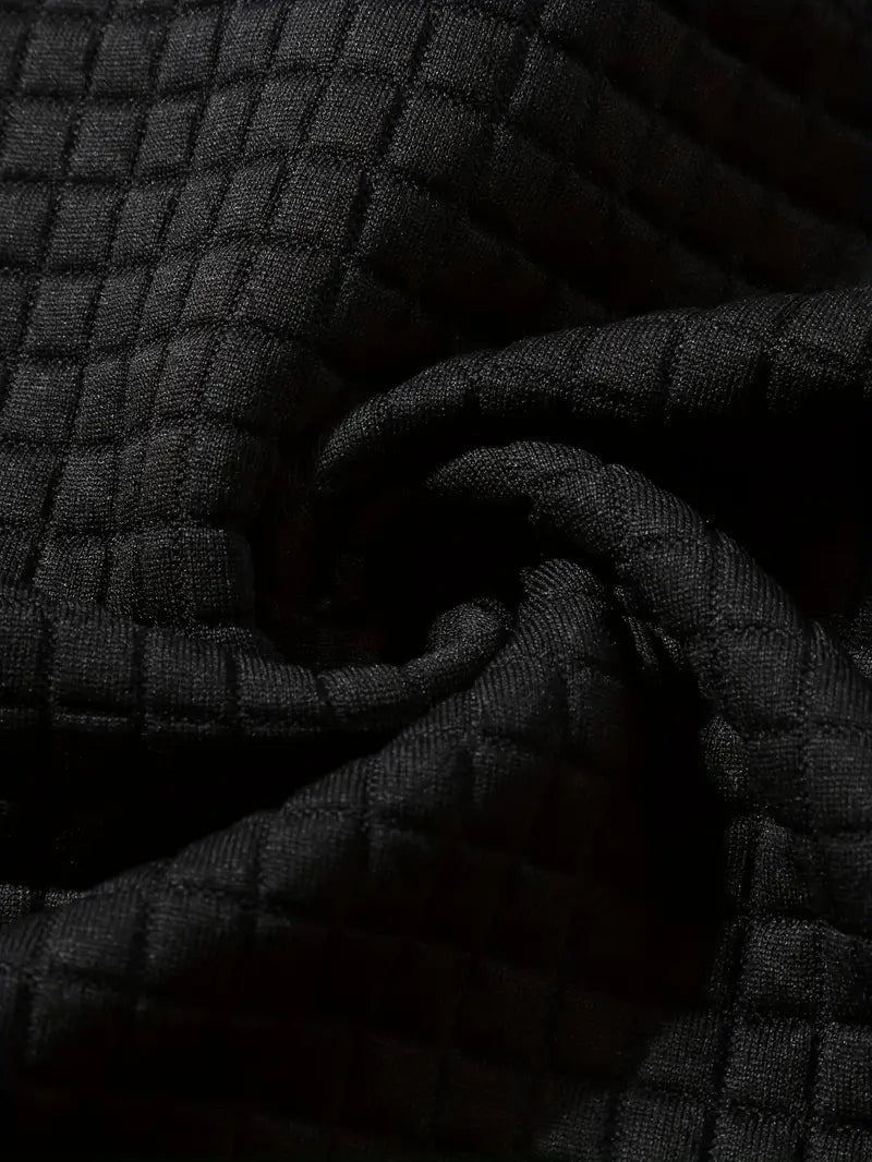 Arvid - סווטשירט עם מרקם בצבע אחיד