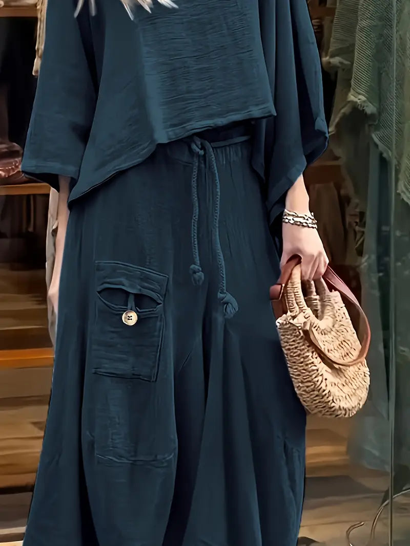 Phonsen - סט חולצה וחצאית פרימיום