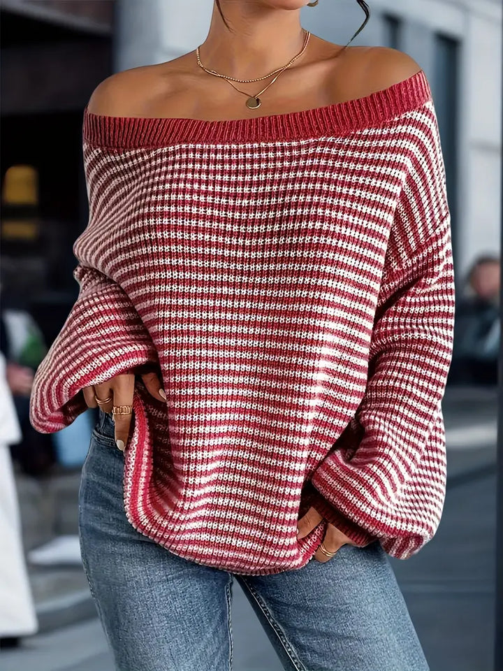 Nilufer - סוודר סרוג קז'ואל לחורף