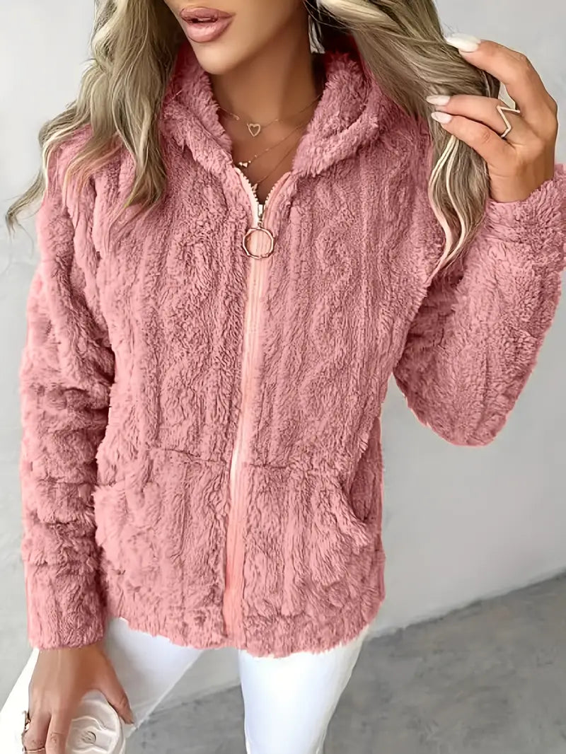 Ganka - סווטשירט עם רוכסן ושרוולים ארוכים