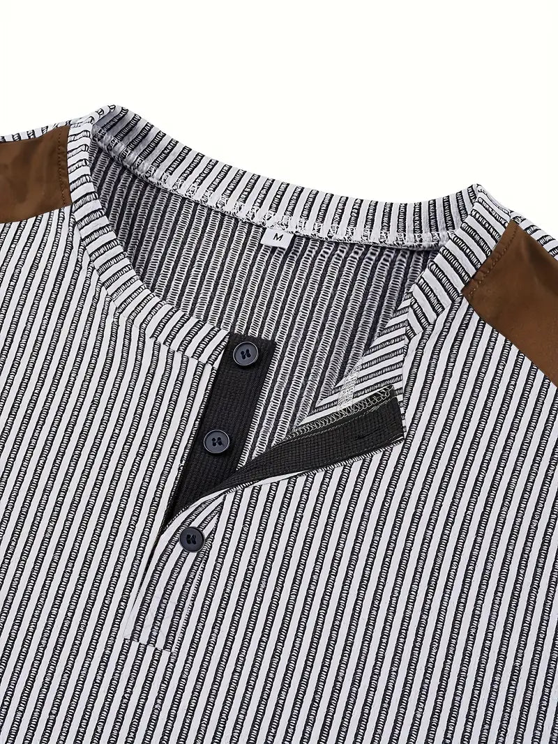 Cihan - חולצת סריג פסים קז'ואל