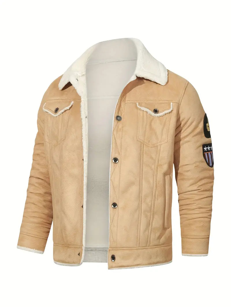 Frederik - ז'קט פוליאסטר קז'ואל עם בטנה מלאכותית