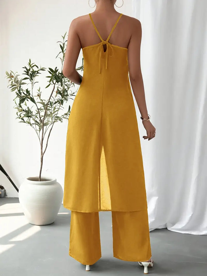 Eirini - סט אלגנטי ללא שרוולים