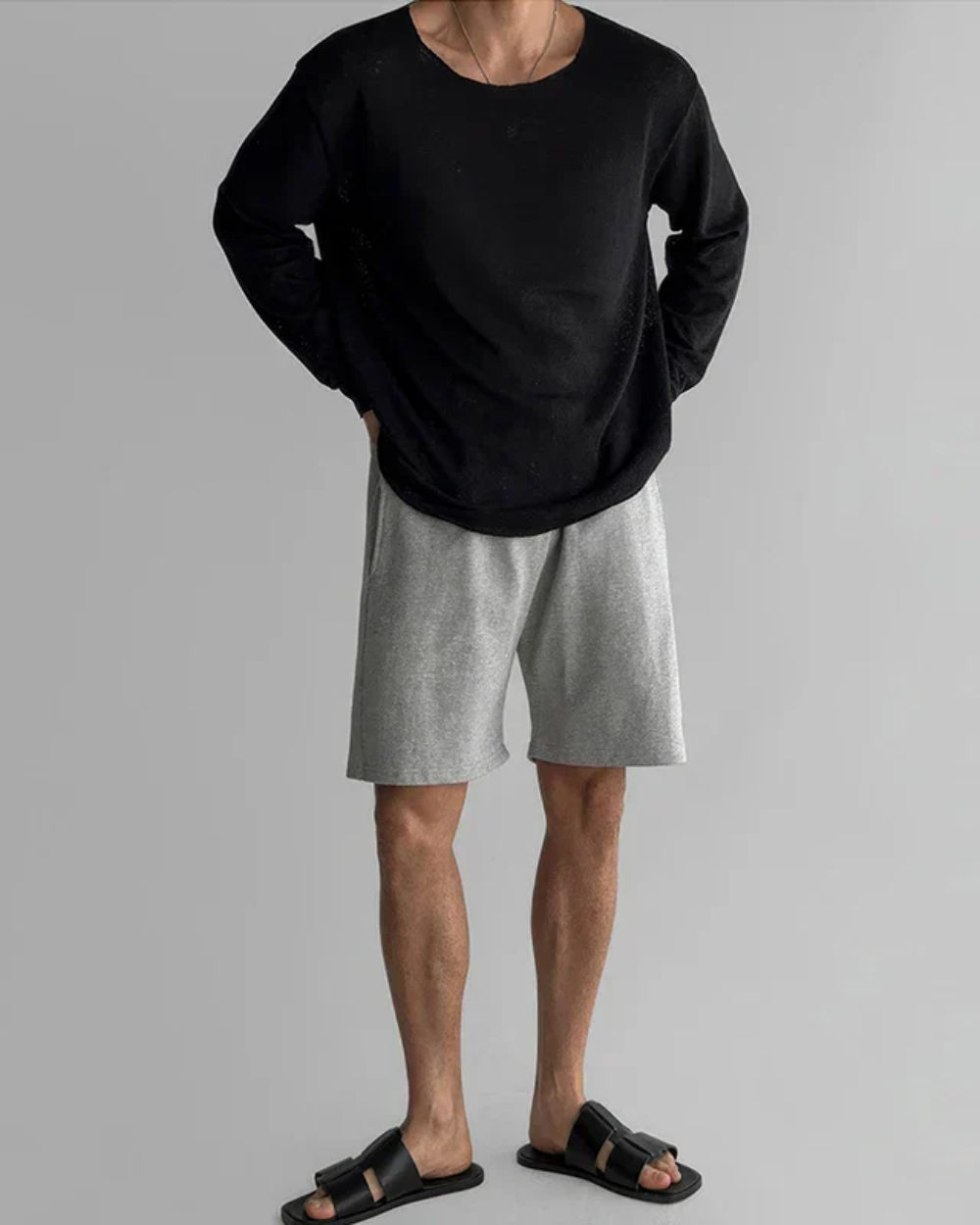 Alaric - חולצת טי שירט סרוגה קז'ואלית